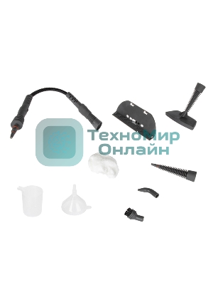 Универсальный пароочиститель Endever Odyssey Q-443, черный/синий, 900 Вт, 3.5 бар, 28 г/мин