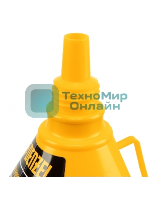 Воронка пластиковая Denzel 135 мм с металлическим ситом, гибким наконечником и непроливайкой