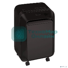 Шредер Fellowes PowerShred LX210 черный (секр.P-4) перекрестный 16лист. 23лтр. скрепки скобы пл.карты