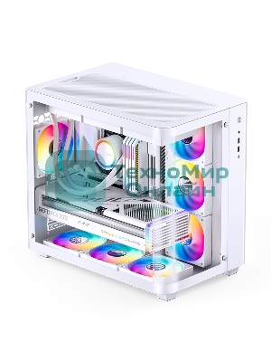 Компьютерный корпус без блока питания Корпус JONSBO TK-3 White ATX без БП, mini-ITX, micro-ATX, белый