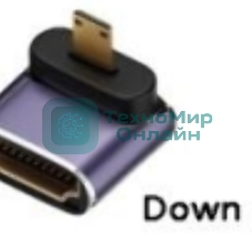 Переходник micro HDMI на HDMI вниз