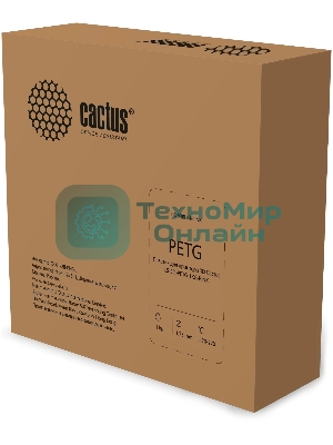 Пластик для принтера 3D Cactus CS-3D-PETG-1KG-PINK PETG d1.75мм 1кг L316м 1цв.