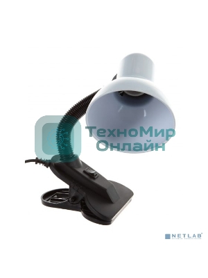Светильник Ultraflash UF-320 C01 (12361) настольный на прищепке E27 белый 60Вт