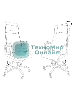 Кресло Бюрократ JONS/CASHGREY серый