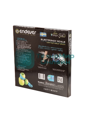 Электронные напольные весы Endever Skyline FS-540, вес до 150 кг., стекло повышенной прочности, LCD-дисплей, авто откл.