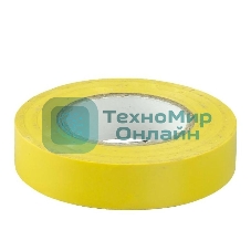 Изолента IEK UIZ-13-10-K05 0,13х15 мм желтая 20 метров