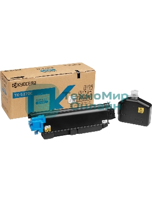 Картридж лазерный Kyocera TK-5270C (1T02TVCNL0) голубой для M6230cidn/M6630cidn/P6230cdn 6000 стр