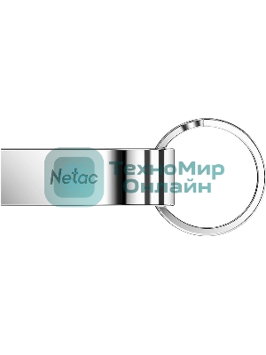 Флешка USB Netac U275 (NT03U275N-016G-20SL), 16Gb, USB 2.0, R/W 50/15, серебристый