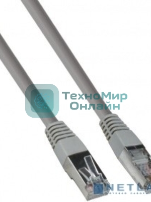 Патч-корд UTP cat.6, 5м ExeGate серый