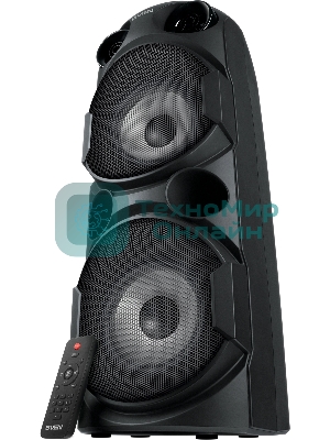 Колонка АС SVEN PS-750, черный (80 Вт, TWS, Bluetooth, FM, USB, microSD, LED-дисплей, 2х4400мА*ч)