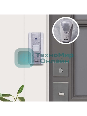 Звонок дверной 220 вольт с световой индикацией Rexant RX-7