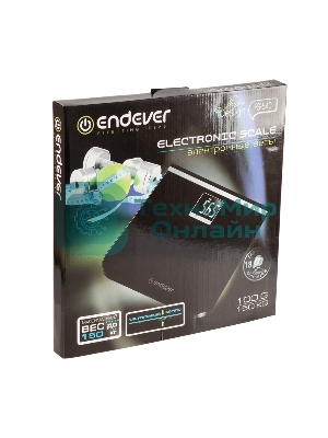 Электронные напольные весы Endever Skyline FS-540, вес до 150 кг., стекло повышенной прочности, LCD-дисплей, авто откл.