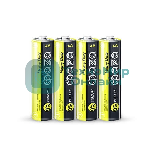 Элемент питания солевой R 6 Heavy Duty Shrink-4 (уп.4шт) ФАZА 4895205002296, 1.2 В