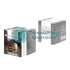 Декоративный фонарь Neon-night со свечкой, плетеный корпус, белый, размер 14х14х16,5 см, цвет теплый белый