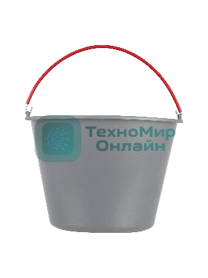 Ведро строительное Matrix пластмассовое 16 л, ударопрочное, обрезиненная ручка