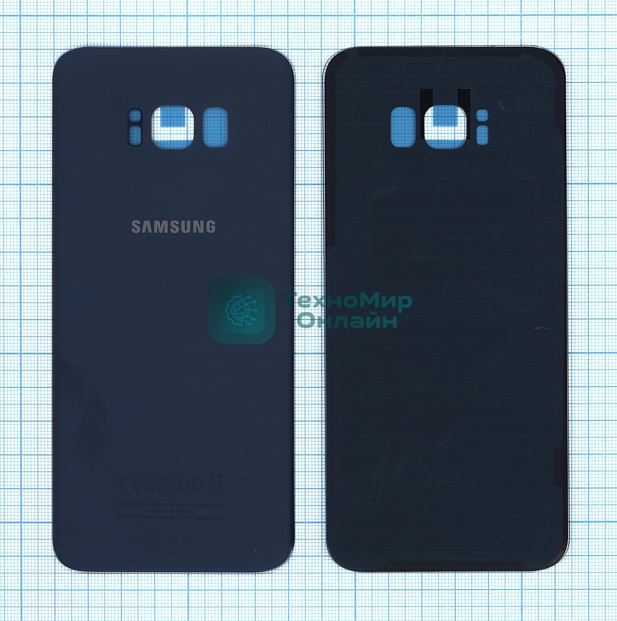 Задняя крышка для Samsung G955F Galaxy S8 Plus синий