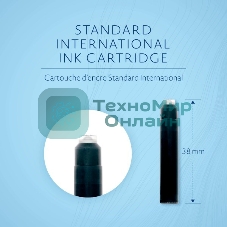 Картридж Waterman International 52011 (CWS0110940) Intense черный чернила, для ручек перьевых (6шт)