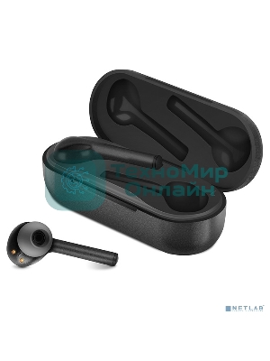 Наушники TWS SVEN E-705BT черный, внутриканальные, Bluetooth, до 4 ч