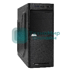 Компьютерный корпус Miditower ExeGate XP-330U-UNS350 (ATX, БП UNS350 с вент. 12см, 2*USB/2*USB 3.0, аудио, черный)