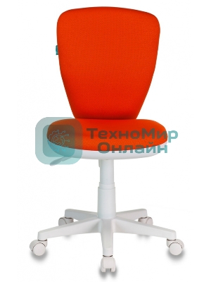 Кресло детское Бюрократ KD-W10/26-29-1 оранжевый 26-29-1 (пластик белый)