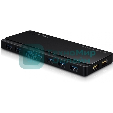 Сетевое оборудование TP-Link UH720 7 ports USB 3.0 Hub with 2 power charge ports (2.4A Max), Desktop, a 12V/4A Power Adapter included