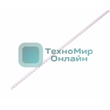 Термоусаживаемая трубка Rexant 1,0/0,5 мм, белая, упаковка 50 шт. по 1 м