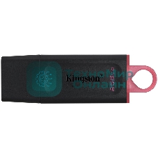 Флешка USB Kingston DataTraveler Exodia (DTX/256GB), 256Gb, USB 3.2 Gen 1, R/W 200/60, черный/розовый