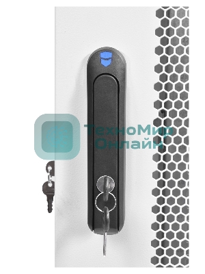 Шкаф телекоммуникационный напольный 42U (800x1000) дверь перфорированная (3 места), ШТК-М-42.8.10-4ААА