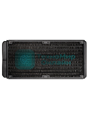 Система жидкостного охлаждения ExeGate BlackWater-240V2.PWM.RGb черный, 120 мм, алюминий, 2000 об/мин, 22 дБ, 4 pin, 220 Вт