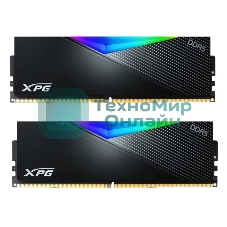 Оперативная память XPG Lancer, DDR5, 32GB (2x16GB), 7200MHz, CL34, DIMM, с радиаторами, RGB, черный