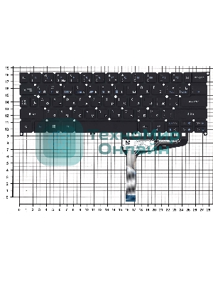 Клавиатура для ноутбука Acer Spin 7 SP714-51 черная с подсветкой