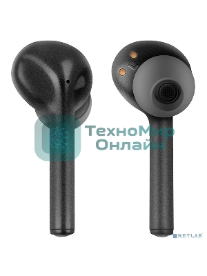 Наушники TWS SVEN E-705BT черный, внутриканальные, Bluetooth, до 4 ч