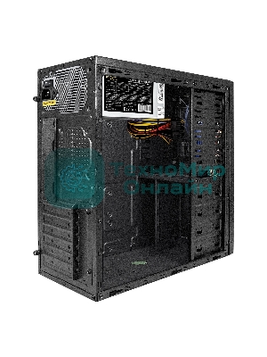 Компьютерный корпус Miditower ExeGate XP-330U-UNS350 (ATX, БП UNS350 с вент. 12см, 2*USB/2*USB 3.0, аудио, черный)