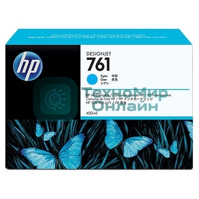 Картридж струйный HP №761 CM994A голубой для HP DJ T7100 (400мл)