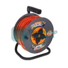 Удлинитель катушка UNIVersal ВЕМ-250 IP-44 термо ПВС 3x1,5 4 гнезда 50мс заземлением