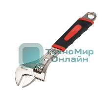 Разводной ключ Rexant 300 мм никелированный, двухкомпонентная рукоятка