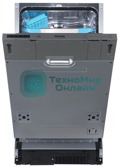 Встраиваемая посудомоечная машина Korting KDI 45140, серый, 44.8 см, 10 компл., 49 дБ, класс A++