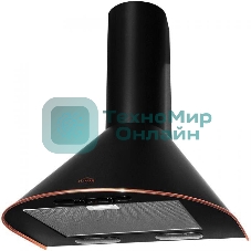 Вытяжка каминная Elikor Эпсилон 60П-430-П3Л черный/бронза, 60 см, 430 куб. м/ч, 54 дБ