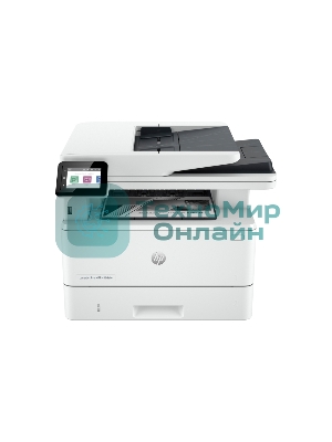 МФУ лазерное HP LaserJet Pro 4103dw (2Z627A), A4, ч/б, печ. до 40 стр/мин., скан. до 29 стр/мин. (ч/б) 20 стр/мин. (цвет), 1200 x 1200 dpi, USB, RJ-45, Wi-Fi, Air Print, Mopria