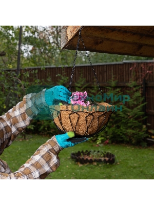 Кашпо подвесное Palisad, с кокосовой корзиной, диаметр 30 см