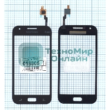 Сенсорное стекло (тачскрин) для Samsung Galaxy J1 Ace SM-J110H черное