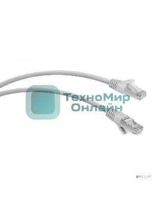 Патч-корд WRline WR-PC-RJ45-FTP-5E-1-GY F/UTP общий экран RJ-45 вил.-вилка RJ-45 cat.5e 1м серый LSZH (уп.:1шт)