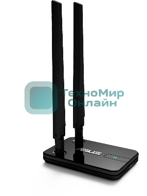 Адаптер ASUS USB-AC58, WI-FI 802.11ac, 400 + 867 Mbps USB 3.0 Adapter +2 внешняя антенна
