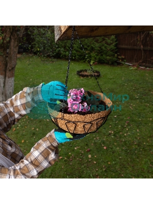 Кашпо подвесное Palisad, с кокосовой корзиной, диаметр 30 см