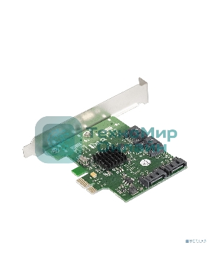 Контроллер ExeGate EXE-503 PCI-E 2.0, SATA3 6Gb/s, 4 int (OEM)