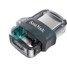 Флешка USB SanDisk DD3 Ultra (SDDD3-032G-G46), 32Gb, USB 3.0/microUSB, R/W 130/30, черный