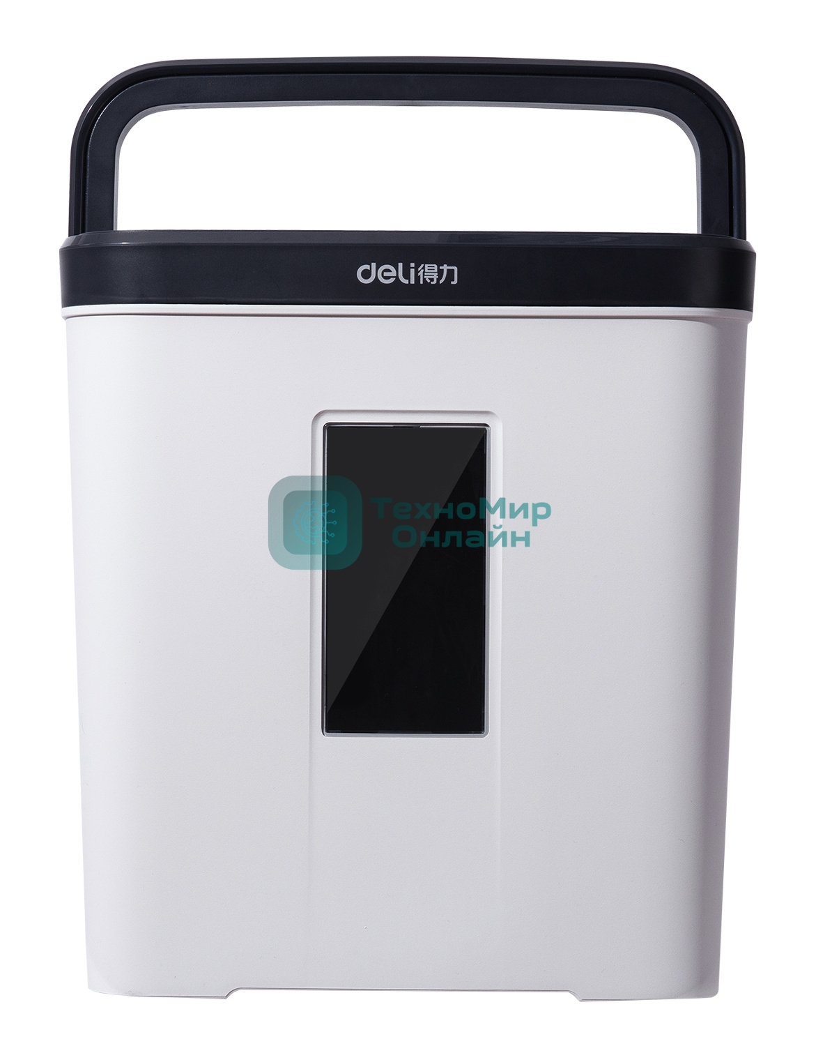 Шредер Deli E9939 белый (секр.P-4)/фрагменты/5лист./12лтр./скобы