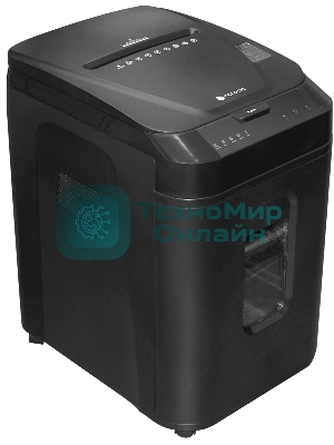 Шредер ГЕЛЕОС АП40-4, DIN P-4 (4 ур-нь секр.), фрагмент 3,9х12мм, АВТОПОДАЧА 170 лист (70г/м2), пл.карты/скрепки/скобы, 37 литров