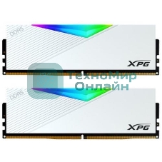 Оперативная память XPG Lancer, DDR5, 32Gb (2x16GB), 6400MHz, CL32, DIMM, с радиаторами, RGB, белый