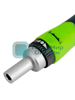 Отвертка реверсивная Сибртех для точных работ с набором бит и торцевых головок, 32 предметов, CrV